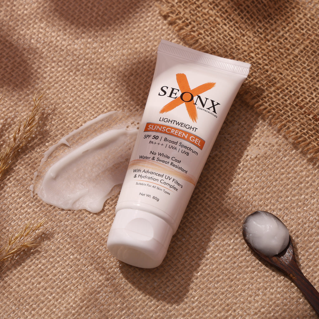 Sunscreen Gel SPF 50 PA+++ | Lightweight Oil-Free Face Sunscreen | Broad Spectrum UVA UVB Protection | Daily Use for All Skin Types | Non-Greasy Texture 60g
