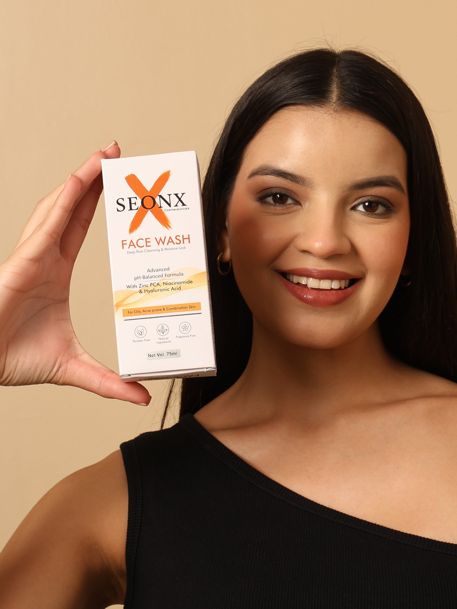 Face Wash 75ml | pH Balanced Facial Cleanser with Zinc PCA