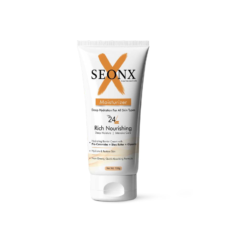 Moisturizer Cream 100g | Hydrating Face Moisturizer with Pro-Ceramides, Shea Butter & Glycerin | Lightweight Daily Use Cream for All Skin Types